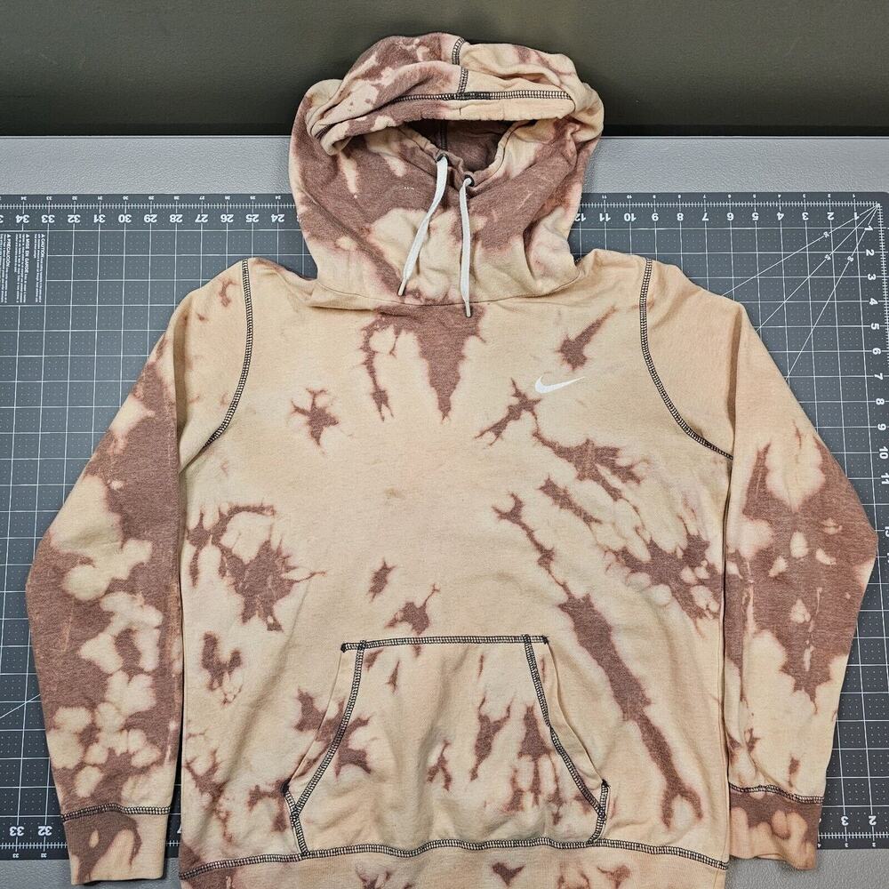 Nike Hoodie Large Tie Dye Pullover Athleisure Casual Preppy Streetwear